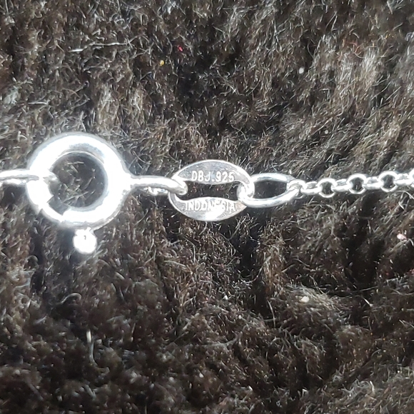 DBJ .Dee Berkley jewelry vintage red ruby Solitaire 925 sterling silver. - Picture 6 of 6